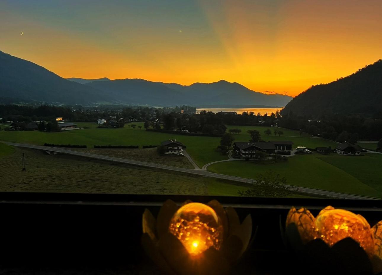 Apartment Sunset Am Wolfgangsee Strobl Exterior foto