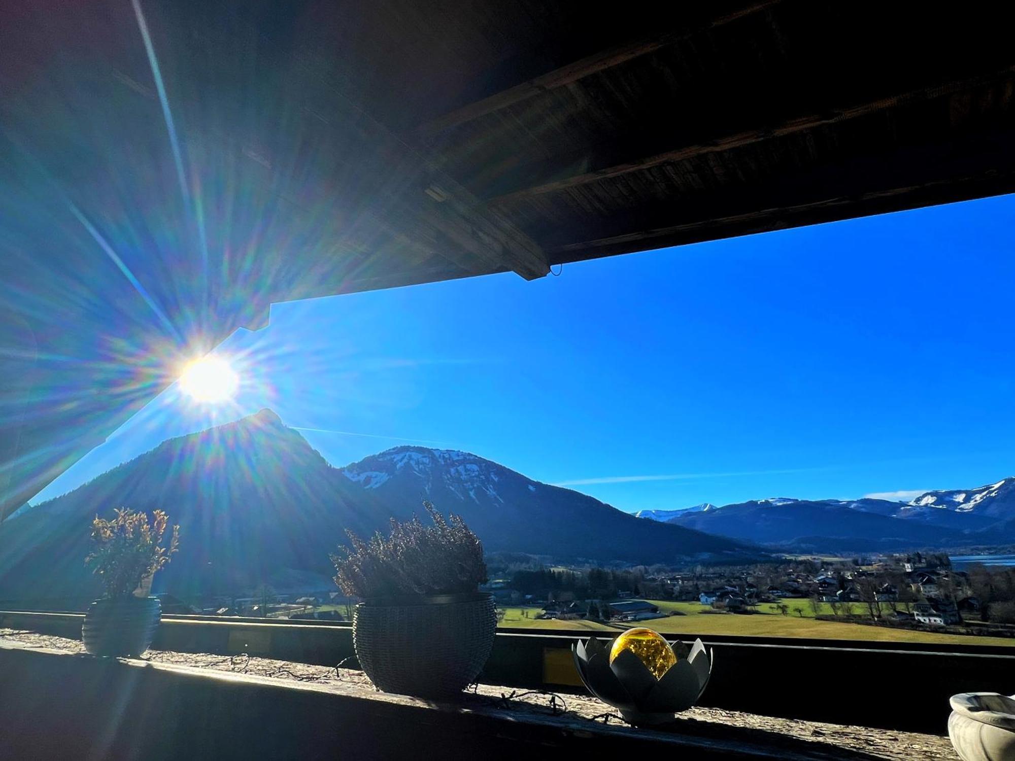 Apartment Sunset Am Wolfgangsee Strobl Exterior foto